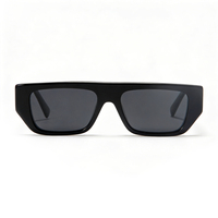 Lunettes de soleil en acétate en gros avec logo personnalisé, nouveau design, montures tendance, verres polarisés transparents, fabriquées en Chine