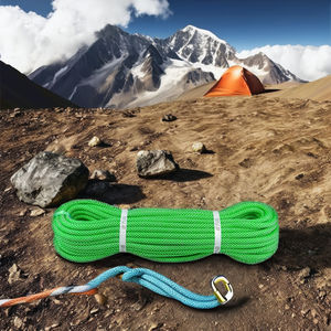 Открытый альпинистский скалолазание динамическая веревка зеленый CE и UIAA сертификат 10,5 мм динамическая веревка - Product Image 5