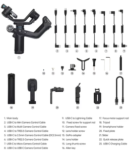 Feiyu scorp Mini 2 tất cả-trong-một chuyên nghiệp <span class=keywords><strong>3</strong></span>-trục cầm tay <span class=keywords><strong>Gimbal</strong></span> ổn định cho Sony Mirrorless máy ảnh <span class=keywords><strong>GoPro</strong></span> - Product Image 6