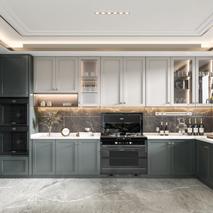Modern Luxury Custom-Made Kitchen <b>Cabinets</b> Design Made <b>China</b> Makers Kitchen Furniture Islands Whole House Custom Kitchen - Product Image 4