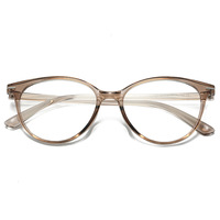Lunettes de vue pour femmes, style campus, classiques, ovales, œil de chat, tendance, montures optiques ultra légères en TR90, couleur bonbon, transparentes