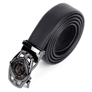 <span class=keywords><strong>Cintura</strong></span> in pelle di vacchetta di nuovo Design abito formale ufficiale fibbia per <span class=keywords><strong>cintura</strong></span> da uomo <span class=keywords><strong>cintura</strong></span> con fibbia automatica <span class=keywords><strong>nera</strong></span> <span class=keywords><strong>opaca</strong></span> - Product Image 2