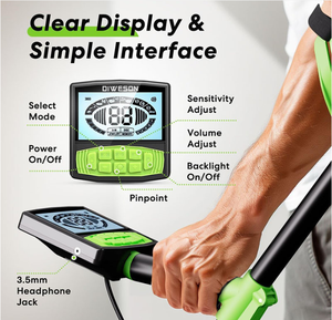 Melhor <span class=keywords><strong>Detector</strong></span> de Metais para Ouro M55 Tianxun, Preço de Fábrica, Subterrâneo com Sensibilidade Superior a 20cm, Frequência de 7kHz com Display Digital - Product Image 5