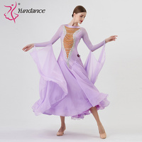 B-22217 personnalisé nouvelle robe de danse de salon standard international robes de danse de salon en soie perlée de haute qualité à vendre