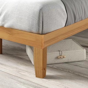 Wholesale High Quality Modern Bedroom Full Size <strong>Bed</strong> Furniture Solid Wood Twin Double Queen king Size Platform <strong>Bed</strong> <strong>Frame</strong> - Product Image 3