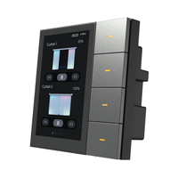 Panneau tactile intelligent F3 Pro Zigbee pour maison connectée, 3,5 pouces, 4 boutons, compatible Alexa et Google Home, interrupteur de contrôle intelligent, certification CE pour usage commercial