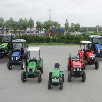 Traktor Roda 4WD 55HP Berkualitas Tinggi dengan Mesin Diesel 4 Silinder Gearbox Motor - Produktivitas Tinggi Garansi 1 Tahun Buatan China