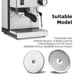 2PCS Écrans de douche à café compatibles avec 5470501 <span class=keywords><strong>Bezzera</strong></span> 14.00362 Carimali 210025 Magister 327104 Pavoni 40200005 Promac - Product Image 4