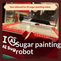 Stik Kertas Kraft Putih Padat, Aman untuk Makanan, untuk Printer Seni Gula, Mesin Lukis Gula Khusus