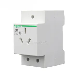 New Universal Multi Smart Office Desk Power 2P+N 10A16A Digital-To-Analog Three-Plug And Row Din Rail Socket