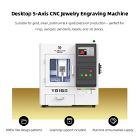 Machine à bijoux CNC YUBANG, machine à bijoux CNC 5 axes, machine de gravure CNC pour l'or, le platine, l'or jaune 18 carats