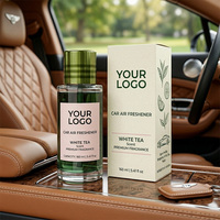 Diffuseur d'air intelligent pour voiture, désodorisant liquide portable pour véhicule, parfum d'ambiance pour voiture avec parfum océanique, aromathérapie