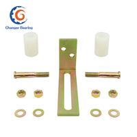 Accessoires pour rouleaux de portail en nylon, rouleau de guidage pour portail coulissant, support d'assemblage pour clôtures de jardin, portes coulissantes