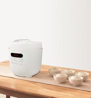 Cuisinière à riz électrique mini automatique intelligente à écran tactile LCD 5L, antiadhésive, Silver Crest, pour la maison, faible teneur en sucre, avec tasse à mesurer