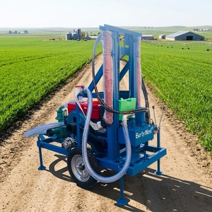 Foreuse hydraulique diesel portable de 200 m pour puits d'eau, machine de forage, plateformes de forage minières - Vente chaude - Product Image 3