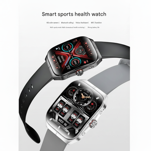 Nuevo Reloj Inteligente Android HK80 con NFC para Pagos, Monitoreo de Presión Arterial y Oxígeno, Pantalla Curva AMOLED, Resistente al Agua - Product Image 1