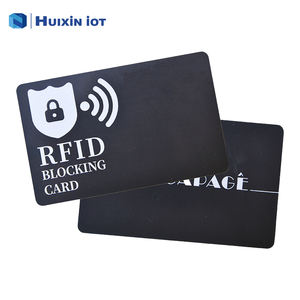 Bestseller PVC RFID-Schutzkarte 13,56 MHz für sichere Zahlungen mit 1K-Chip und NFC-Kommunikationsschnittstelle - Product Image 1