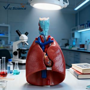 Medizinisches Wissenschaftsmodell für Kehle, Herz und Lunge, Menschliches Organmodell, Anatomisches Lehrmittel - Product Image 6
