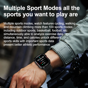 Tk25 Outdoor Drie Proof Sport Smart Watch Mannen Ip68 Waterdicht Portugees Oekraïsch Arabisch Taal Bt Call Voor Android Ios - Product Image 5