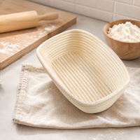 Panier à levain OEM de haute qualité, sans éclats, avec doublure, pour boulangerie commerciale