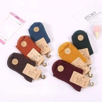 Fabricant de chaussettes pour enfants OEM ODM, chaussettes en coton de couleur unie pour garçons, filles et enfants, logo personnalisé, vente en gros, marque privée, exportation mondiale