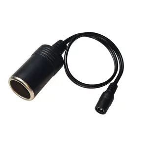 Cantell 12/24V DC5.5x2.1mm female to Car Cigarette Lighter Female Socket Power Supply Cable