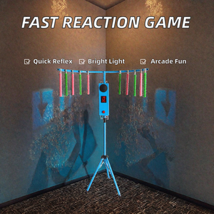 Máquina de Juego de Reacción Rápida, Operada con Monedas, Juego de Arcade de Entrenamiento con Palos que Caen, para Entretenimiento en Interiores - Product Image 2