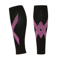 Manchons de compression tricotés rayés unisexe pour le sport, le fitness en extérieur et le soutien professionnel des mollets et des tibias