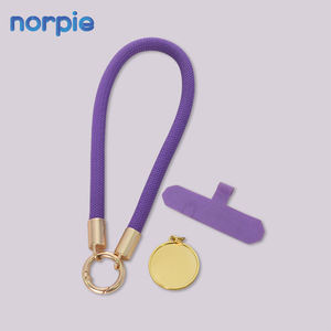 Lanière universelle de dragonne de téléphone portable Essentiels de voyage personnalisés avec charme de sublimation - Product Image 5