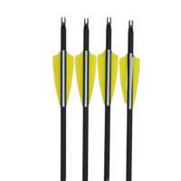 Wholesale Pure Carbon Arrows 32" ID 6.2mm, Spine 300 400 500 600 Optional,r Recurve Compound Bow Hunting Target Practice