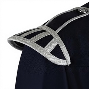 Chaqueta Escocesa Doble para Hombre, Uniforme de Lana, Túnica con Botones Frontales, para Banda de Gaitas y Batería - Product Image 3
