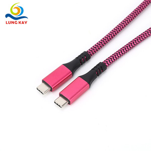 Lung Kay <b>Usb</b> 2.0 Am <b>To</b> Type C 3m Tinned Copper Data <b>Cable</b> For Phone And Computer - Product Image 1