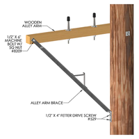Attelle de bras Quan Pham ALLEY ARM BRACE, galvanisée à chaud, norme ASTM F2329, fabricant vietnamien, meilleure qualité