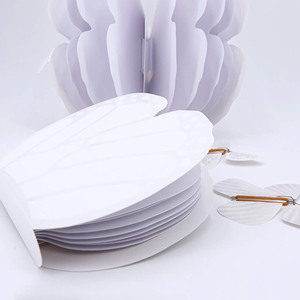 Logo personalizzato a forma di libro della farfalla volante magica a forma di cuore nel libro a forma di farfalla magica a forma di cuore - Product Image 3