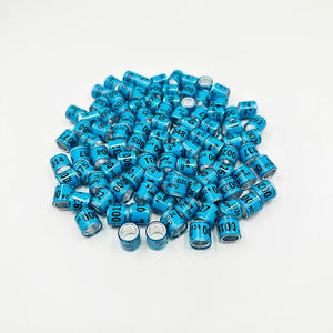 2025 8mm <strong>Nl</strong> <strong>Pigeon</strong> Foot <strong>Ring</strong> Aluminum Plastic Material Bird Foot <strong>Ring</strong> with Numbers Multicolor Optional Bird Supplies - Product Image 5