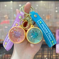 Nouveau porte-clés souple en forme de boulette avec lumière à pression pour jouets de décompression ou cadeaux événementiels