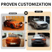 Kit de Carrocería para Bentley Continental GT Coupé 2004-2019, Modelo 2025, Material PP+Hierro, Parachoques, Faros Delanteros, Guardabarros Laterales