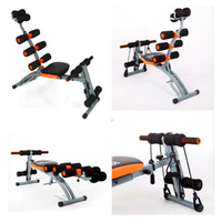 Banc de musculation pliable réglable pour abdominaux et haltères, équipement de fitness