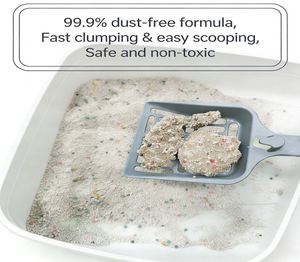BENJIE Factory Wholesale Price 5kg Gray Ball Shape 0.5-4mm Odor <b>Control</b> Dust-Free Fast Clumping Highly Adsorbent Cat Litter - Product Image 2