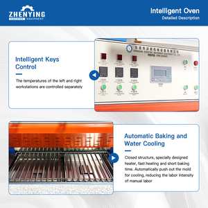 Tự động Lò nướng PVC nhãn logo làm cao su <span class=keywords><strong>Keychain</strong></span> <span class=keywords><strong>Silicone</strong></span> 3D Bản vá lỗi máy làm - Product Image 2