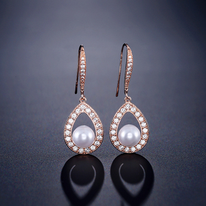 RAKOL EP2256 Perla para mujer Pendientes de moda coreana 2021 - Product Image 4