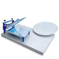 Machine de sérigraphie sous vide à micro-réglage tridirectionnel avec table en aluminium et système de registration Micron