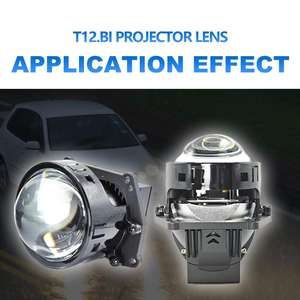 IDISON T12 3 pulgadas 65W haz bajo 3000Lux Super brillante Bifocal 75W haz alto 3600Lm lente de proyector frontal Bi-LED para coche <span class=keywords><strong>BMW</strong></span> - Product Image 5