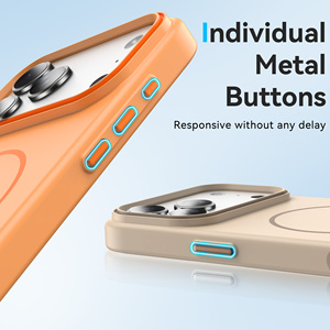 LeYi Custodia Protettiva Opaca Elegante e Sottile Anti-Impronta, Robusta e Antiurto per iPhone 15 Pro Max 16 <span class=keywords><strong>SE</strong></span> 17 - Product Image 2