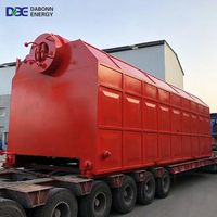 Ketel Uap Air Tabung Baja Tahan Karat Berbahan Bakar Batubara Otomatis DBE SZL 4-35 Ton Struktur Rantai Grate Drum Ganda Industri