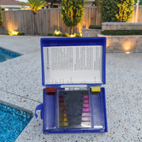 Kit de test DPD portable avec 2x10 comprimés en emballage ABS
