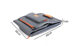 Transportín para mascotas de tela Oxford, con cierre de cremallera, plegable, 38x46x7cm, para gatos - Product Image 6