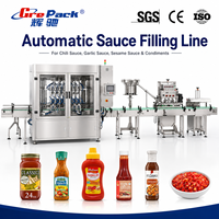 Machine de remplissage à piston de haute précision pour vinaigrette, mayonnaise, pâte de tomate, miel, sauce chili, en bouteilles et bocaux en verre ou PET