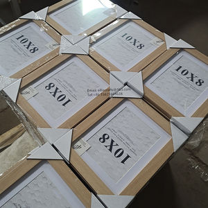 Cadre de décoration nordique 3d en chêne clair pour la maison, cadre photo en bois mat, avec fente de fente, A0 A1 A2 A3 A4 A5 A6 - Product Image 5