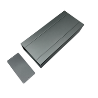 Boîtier en alliage d'aluminium extrudé personnalisé pour amplificateur de puissance, boîtiers de circuits imprimés, finition anodisée, indice de protection IP65, boîtier électronique extérieur